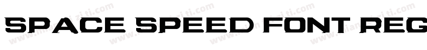 Space Speed Font Reg字体转换